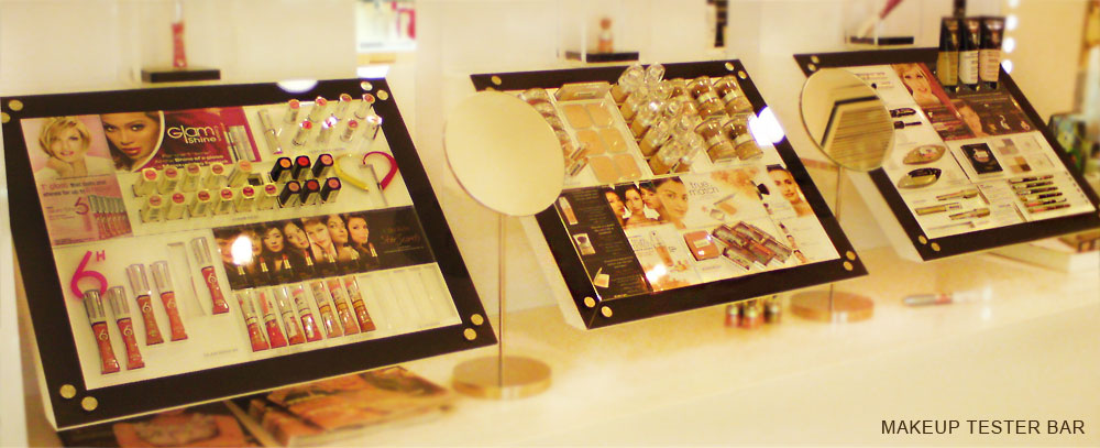 Makeup Tester Bar